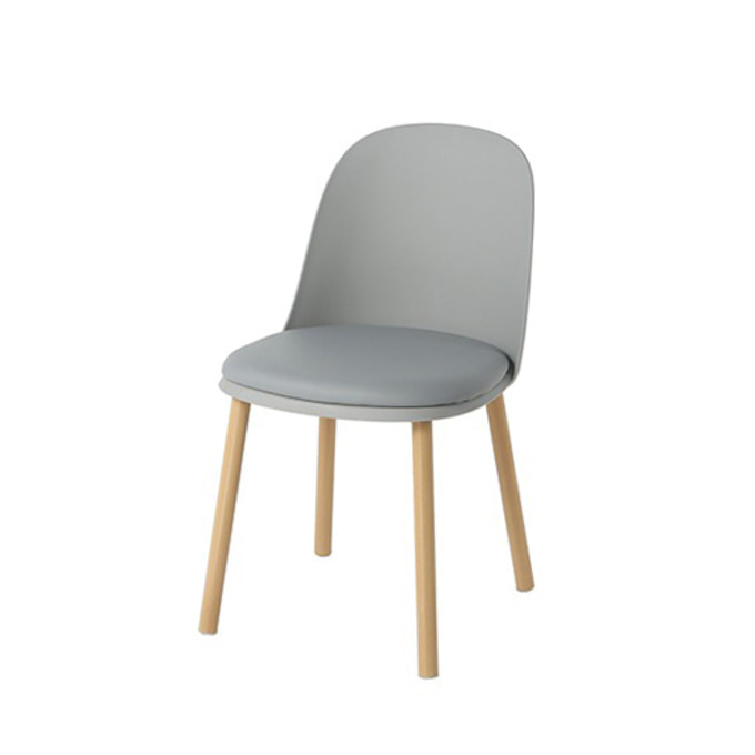 동그리 PU방석 플라스틱 의자 업소용 카페 식당 식탁 인테리어 의자 체어 CGP