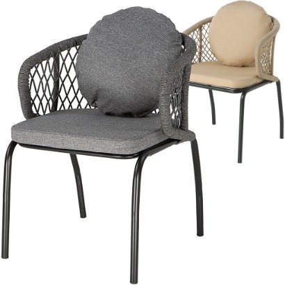 캔디 라탄의자 카페 베란다 라운지 야외 인테리어 의자 CGP