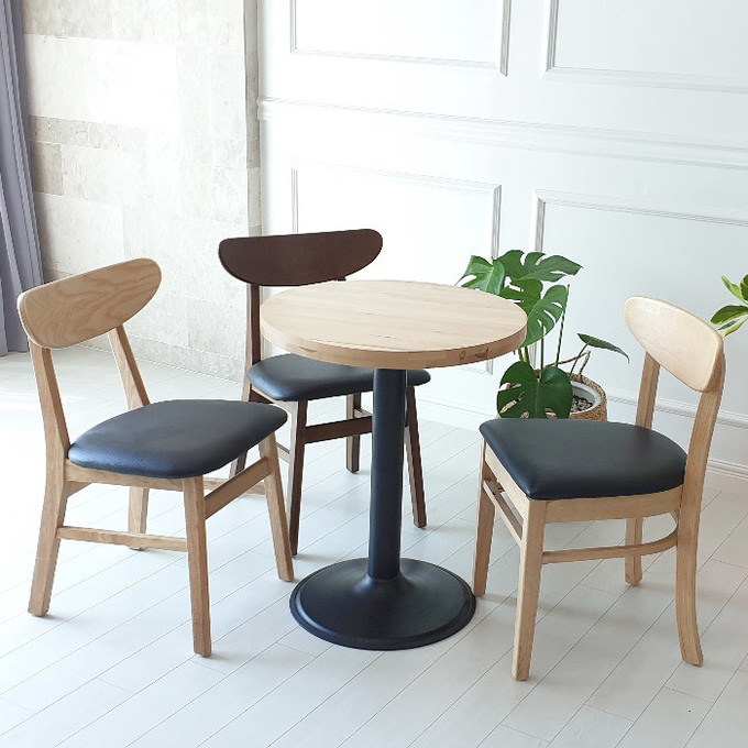 체어아울렛 원목 식당 가죽 커피숍 인테리어 디자인 식탁의자
