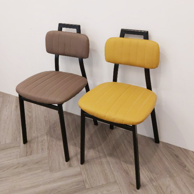 카페의자 업소용의자 인테리어 디자인 까페 철제 의자