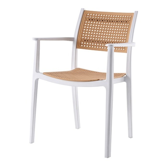 티코 사출 체어 라탄 플라스틱의자 카페 업소용 야외 인테리어 의자 CGP