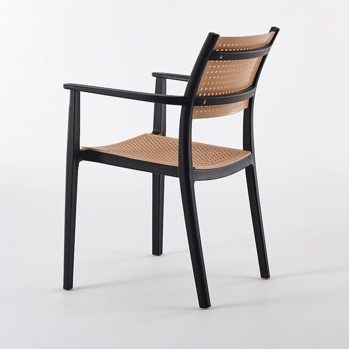 티코 사출 체어 라탄 플라스틱의자 카페 업소용 야외 인테리어 의자 CGP
